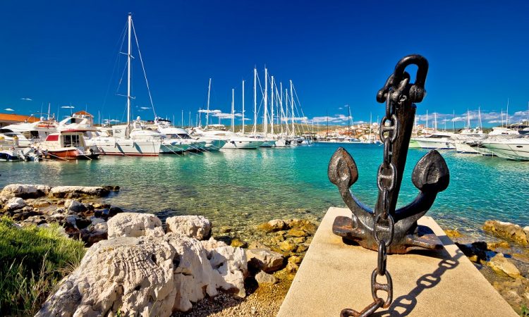 Rogoznica havenstad Dalmatië