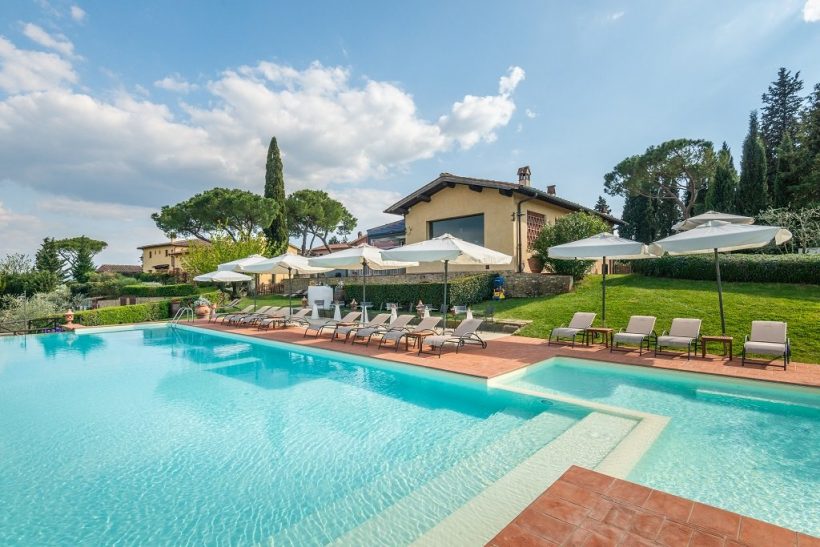 Borgo Divino zwembad – Toscane – Italie